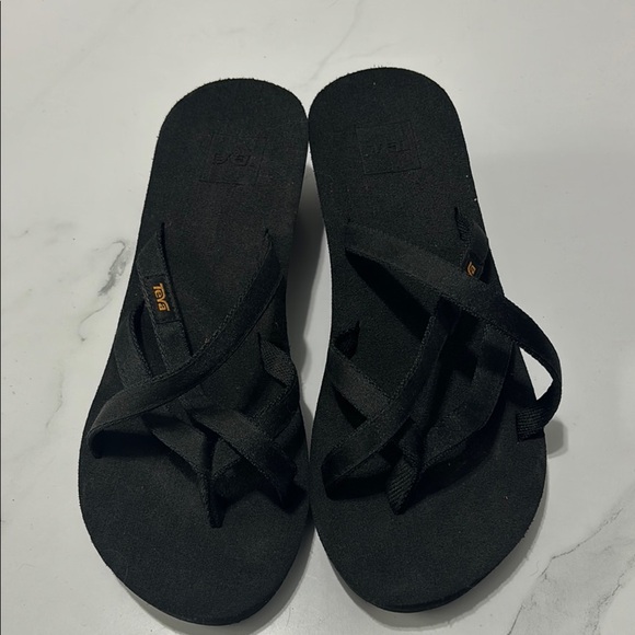 Teva Women's Black Sandals - Picture 1 of 5